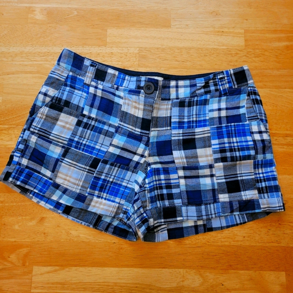 Ann Taylor LOFT Size 4 Petite Small Plaid Shorts